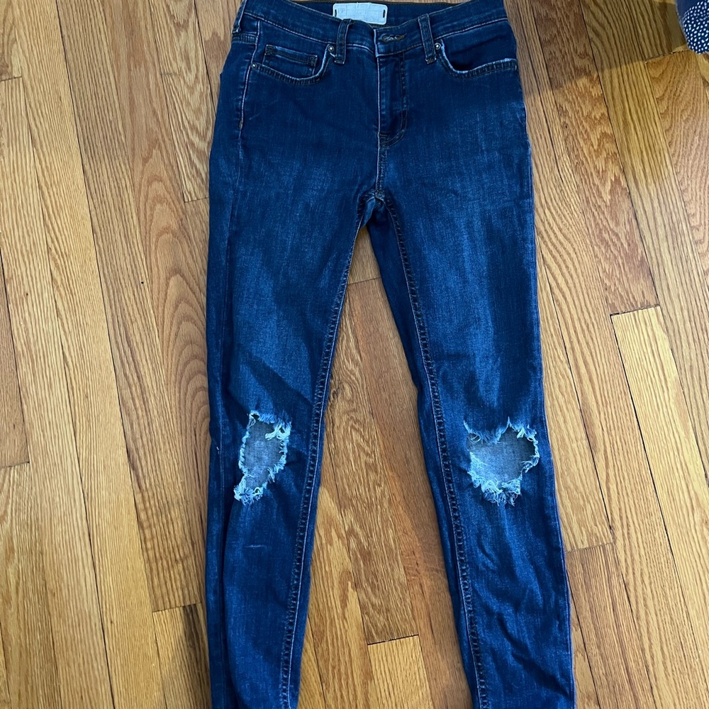 Free People ankle length jeans W25